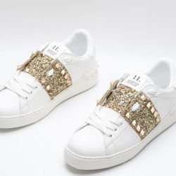 VALENTINO GARAVANI Rockstud Untitled Leather Sneakers