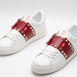 VALENTINO GARAVANI Rockstud Untitled Leather Sneakers