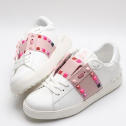 VALENTINO GARAVANI Rockstud Untitled Leather Sneakers