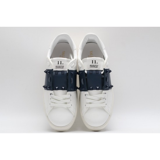 VALENTINO GARAVANI Rockstud Untitled Leather Sneakers