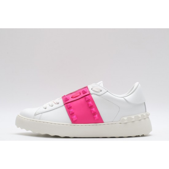 VALENTINO GARAVANI Rockstud Untitled Leather Sneakers