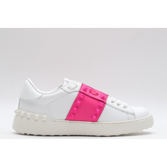 VALENTINO GARAVANI Rockstud Untitled Leather Sneakers