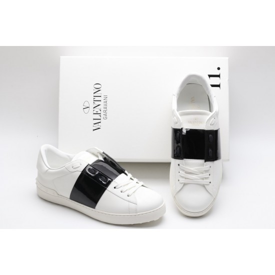 VALENTINO GARAVANI Open Leather Sneakers 