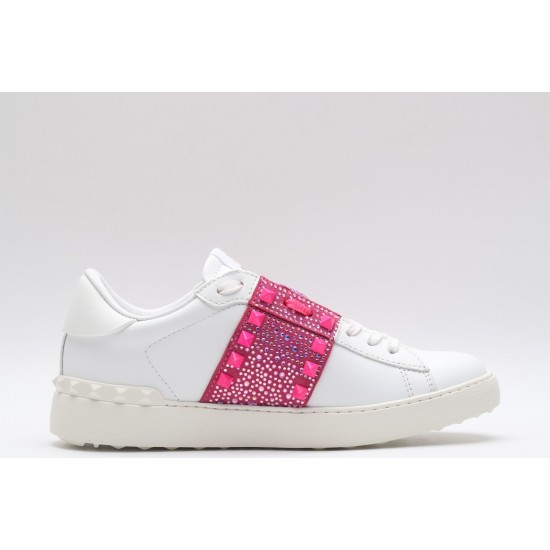 VALENTINO GARAVANI Rockstud Untitled Leather Sneakers