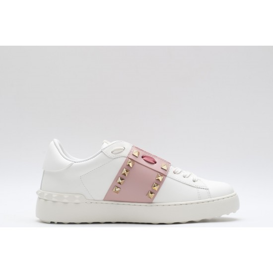 VALENTINO GARAVANI Rockstud Untitled Leather Sneakers