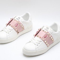 VALENTINO GARAVANI Rockstud Untitled Leather Sneakers