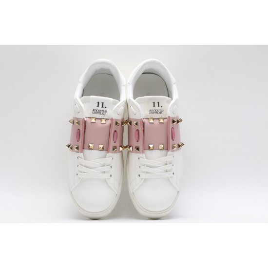 VALENTINO GARAVANI Rockstud Untitled Leather Sneakers