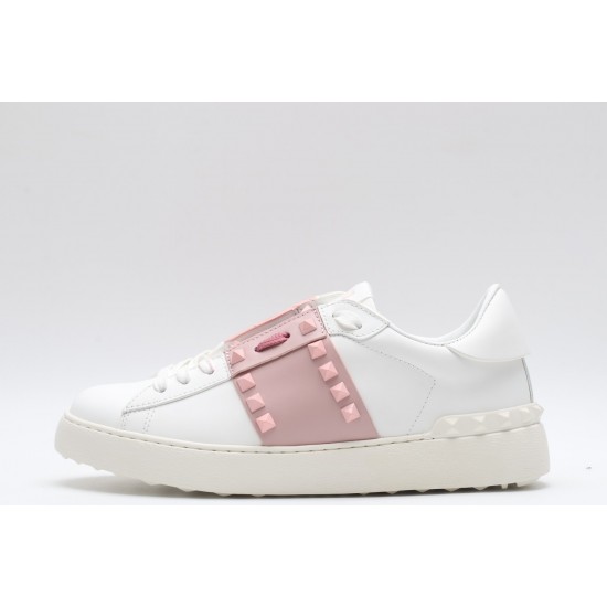 VALENTINO GARAVANI Rockstud Untitled Leather Sneakers