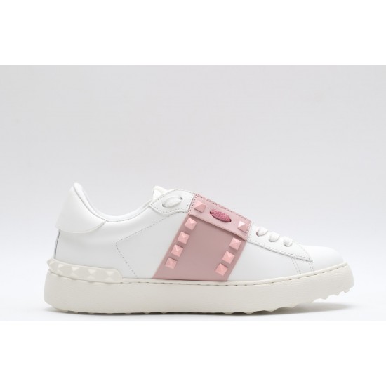 VALENTINO GARAVANI Rockstud Untitled Leather Sneakers