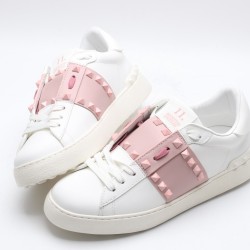 VALENTINO GARAVANI Rockstud Untitled Leather Sneakers